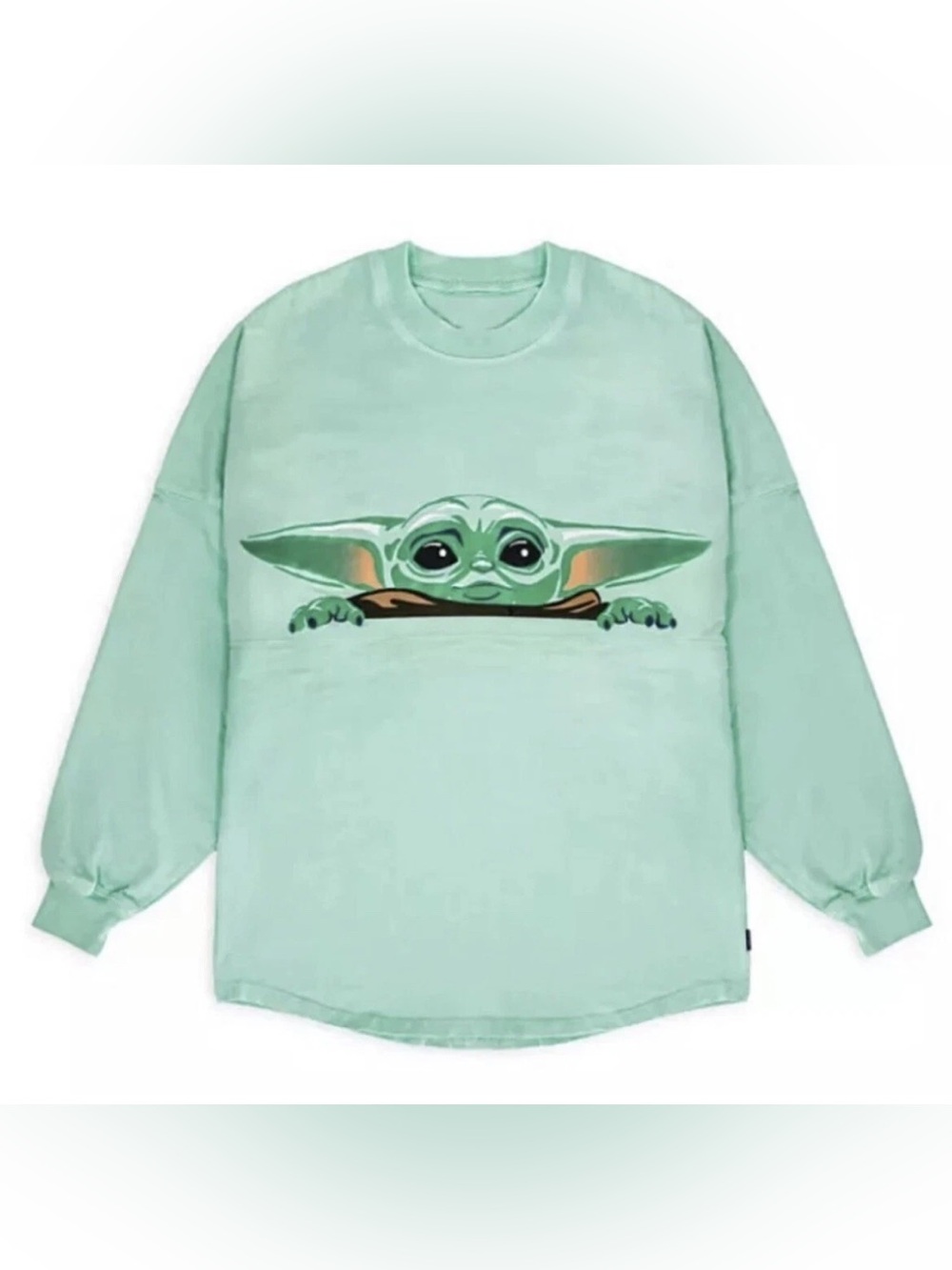 Disney Spirit Jersey Grogu Baby Yoda The Mandalorian Long Sleeve Top Star Wars